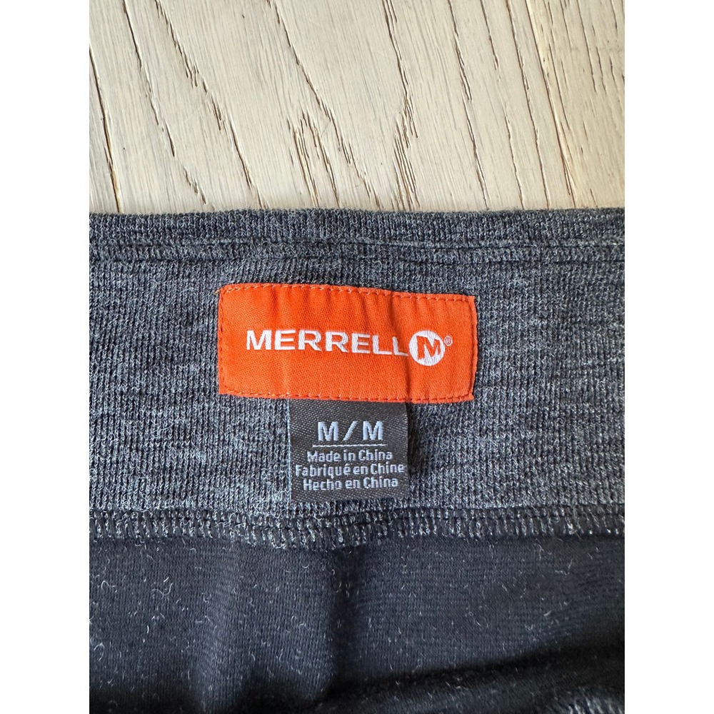 Merrell Womens Heathered Grey Knit Active Mini Skirt Zipper Pockets Size M - Picture 2 of 3